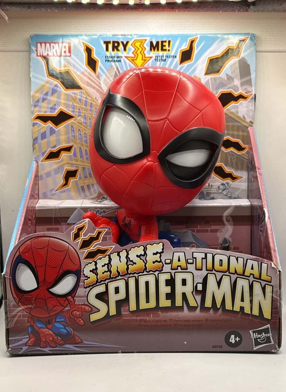 Hasbro Marvel Sense-A-Tional Spider-Man Action Figure 6-Inch